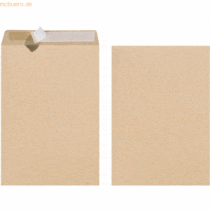 Herlitz Versandtaschen C4 Haftklebung VE=25 Stück braun 90g/qm