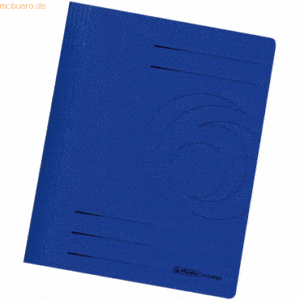 Herlitz Schnellhefter A4 Karton 240g/qm intensiv dunkelblau