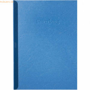 Herlitz Klemmschienen-Bewerbungsset blau Set für 5 Mappen