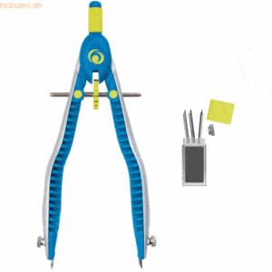 Herlitz Schnellverstellzirkel mypen blau/lemon