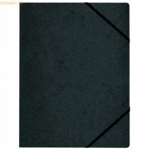 Herlitz Eckspanner Karton A4 schwarz