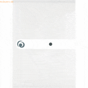 6 x Herlitz Dokumententasche PP A5 transparent to go