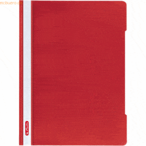 Herlitz Sichthefter PP A4 Quality rot