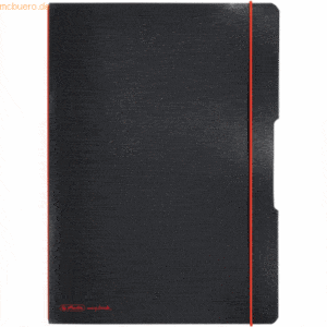 3 x Herlitz Notizheft my.book flex PP A4 2x40 Blatt liniert/kariert sc