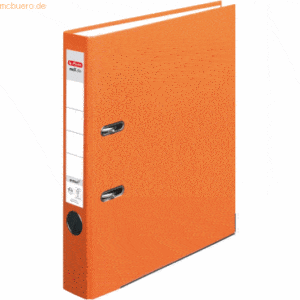 Herlitz Ordner protect Kunststoff (PP) A4 5cm orange VE=5 Stück maX.fi