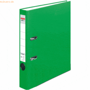 Herlitz Ordner protect Kunststoff (PP) A4 5cm hellgrün VE=5 Stück maX.