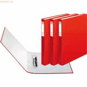 Herlitz Ringbuch protect 2 Ringe 25mm A4 rot VE=3 Stück maX.file