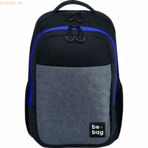 Herlitz Schulrucksack be.bag be.clever 18l 300x430x180mm grey melanche