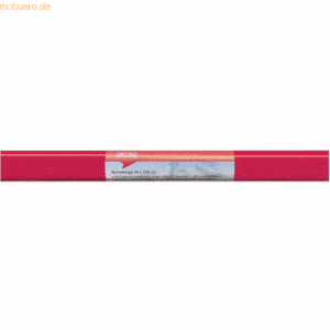 10 x Herlitz Bastelkrepppapier 50x250cm rot