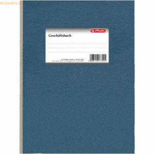 Herlitz Spaltenbuch A4 2 Spalten liniert 96 Blatt blau