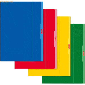 5 x Herlitz Sammelmappe A4 farbig sortiert