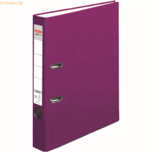 Herlitz Ordner Kunststoff maX.file protect A4 5cm brombeer