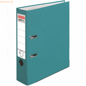 Herlitz Ordner maX.file protect A4 8cm Caribbean Turquoise