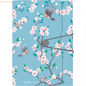 Herlitz Fächermappe A4 PP 12 Fächer Ladylike Birds