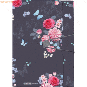 Herlitz Fächermappe A4 PP 12 Fächer Ladylike Flowers