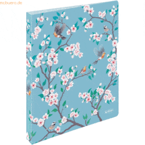 Herlitz Ringbuch A4 PP 2 Ringe 16mm Ladylike Birds