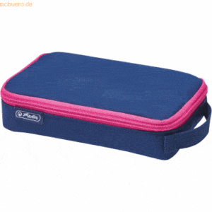 Herlitz Faulenzer 2 Go Polyester 130x60x210 mm navy/pink