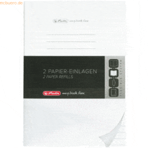 Herlitz Einlagenheft flex A5 40 Blatt liniert (21) VE=2 Stück