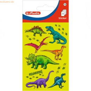 10 x Herlitz Sticker-Etikett Junge Motiv 2 3 Stück Dino