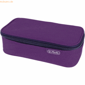 Herlitz Schüleretui Faulenzer beatBox Violet Polyester BxHxT 220x70x12