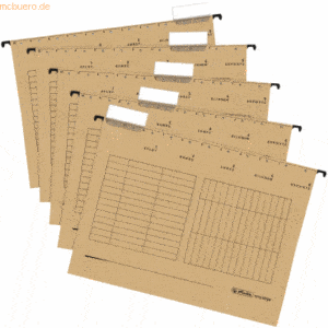 Herlitz Hängemappen natron 230g/qm VE=5 Stück