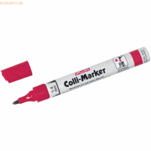 6 x Herlitz Permanentmarker 1-4mm rot