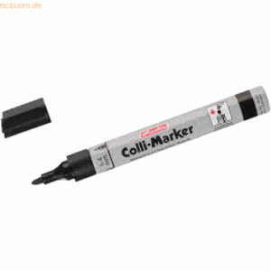 Herlitz Permanentmarker 1-4mm schwarz VE=10 Stück