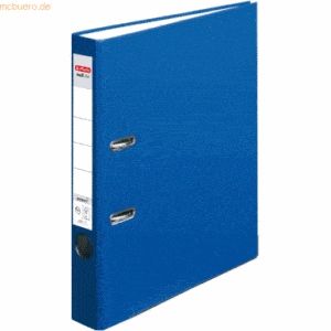 Herlitz Ordner protect Kunststoff (PP) A4 5cm blau VE=5 Stück maX.file