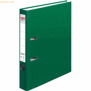 Herlitz Ordner protect Kunststoff (PP) A4 5cm grün VE=5 Stück maX.file