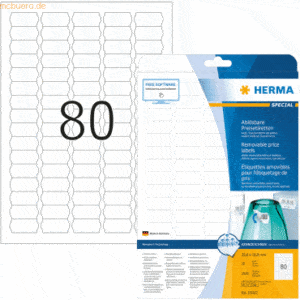 HERMA Preisetiketten weiß Movables/ablösbar 35