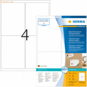 HERMA Etiketten weiß Movables/ablösbar 99