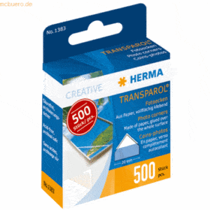 HERMA Fotoecken Transparol Spenderpackung mit 500 Stück