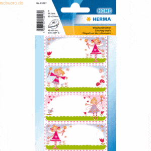 Herma Wäscheetiketten Prinzessin zum Aufbügeln 65x29mm 4 Stück