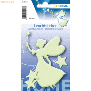 5 x HERMA Leuchtsticker Fee 1 Blatt