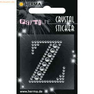 3 x HERMA Schmucketikett Crystal 1 Blatt Sticker Z