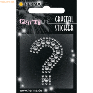 3 x HERMA Schmucketikett Crystal 1 Blatt Sticker ?