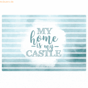 4 x HERMA Tischset Home My Home is my Castle