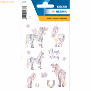 10 x HERMA Sticker Magic Pony