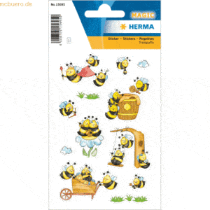 10 x HERMA Sticker Bienenvolk