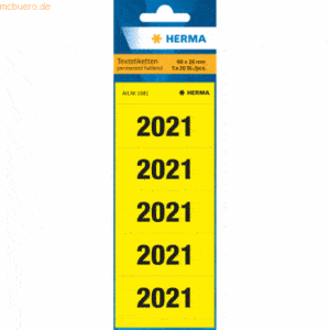 HERMA Inhaltsschild 2021 60x26mm VE=100 Stück