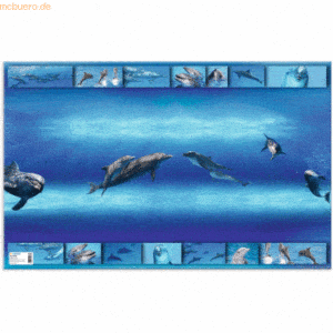 3 x HERMA Schreibunterlage 55x35cm Delfin