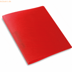 HERMA Ringbuch A4 2 Ringe 25mm transluzent rot