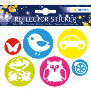 5 x HERMA Reflektorsticker Kreise