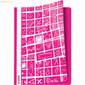 10 x HERMA Schnellhefter A4 Schoolydoo pink