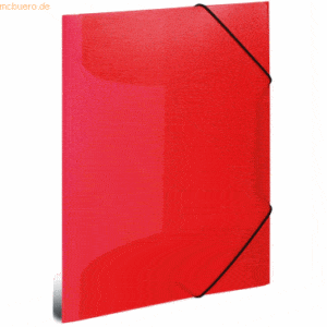 HERMA Sammelmappe A4 PP transluzent rot