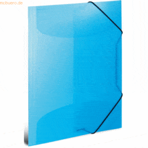 HERMA Sammelmappe A4 PP transluzent hellblau