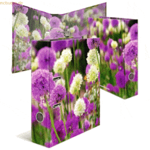 10 x HERMA Motiv-Ordner A4 7cm Purple Sensation
