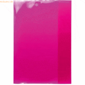 10 x HERMA Heftschoner Transparent Plus A4 pink