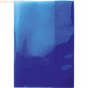 10 x HERMA Heftschoner Transparent Plus A5 blau