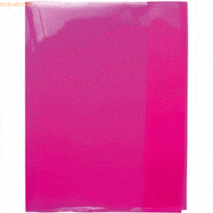 10 x HERMA Heftschoner Transparent Plus Quart pink